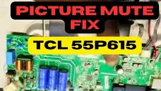 Mute Picture FIX in TCL 50P615 EASY REPAIR  #new #newvideo #tv