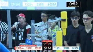 2015 VRC Engr QF2-2 - 2918A 169C 2323Z vs 7125 359B 9457A - 70 to 68 - VEX Worlds 2015