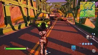 Fortnite - Dance At The Green, Yellow, & Red Steel Bridge Locations Guide (Chaos Rising Challenges)