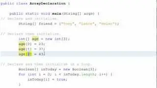Java - Using Arrays