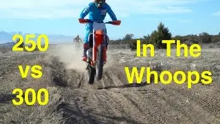 2017 KTM 250 XC vs 300 XC on Desert Whoops - Episode 229