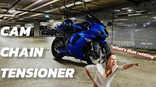 Kawasaki ZX6R tick CCT Cam Chain Tensioner Problems | mybrokenmotorbike motorbike repairs