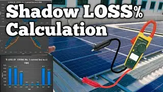 Solar Shadow Loss% Calculation| Download | analysis | Hindi