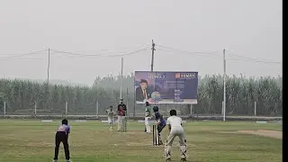 🔥3 wickets in(Under14)LEATHER BALL cricket match @ARNAVBOWLER #leatherball#viral#LeatherBall#cricket