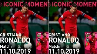 ICONIC MOMENT C. RONALDO NATIONAL TEAM VERSION CONCEPT IN PES MOBILE 🔥🔥🔥#shorts #pes2021