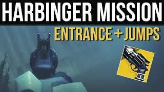 Destiny 2 - How to Start the Harbinger Mission & JUMPING PUZZLE for Hawkmoon Random Rolls & Catalyst
