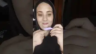 اسهل طريقه لازاله الشعر 👌🏼 فى ٥ دقائق بس#بشره #تنضيف_البشرة #ازالة_الشعر