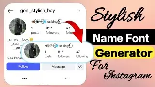 Viral Instagram stylish name for generator 2025 | Instagram stylish name Font #instagram
