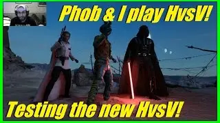 Star Wars Battlefront - Phobia & I try the new HvsV! New Heroes vs villains good? (Multiple games)