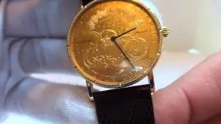 Corum $20 gold coin automatic watch