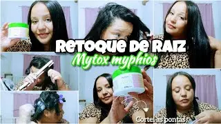 ✨Retoque de raiz com o botox mytox da myphios✨ cortei as pontas do cabelo🌸