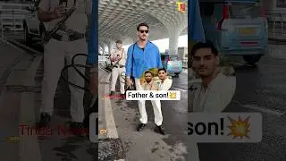 Ahan Shetty spotted at Mumbai Airport! #ahanshetty #viralreels  #tindanews