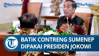 Batik Contreng Sumenep Dipakai Jokowi saat Panggil Kapolri sampai Kapolres di Istana