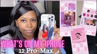 impulsively buying the iPhone 12 Pro Max + what&rsquo;s on my Iphone 💕 *pink baddie aesthetic