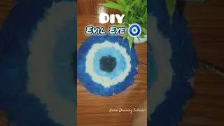 Evil Eye 🧿 Tissue Art #craft #diy #shorts #art #handmade #subscribe #trending