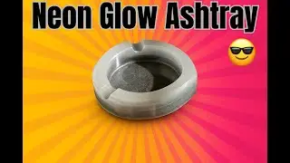 Glow-in-the-Dark Resin Ashtray DIY Tutoria