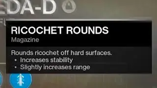 Using Ricochet Rounds as Bungie intended...