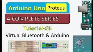 Tutorial-05 Proteus Virtual Arduino Bluetooth and Mobile Bluetooth communication to Control Blub
