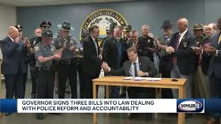 Governor signs three police reform bills into law