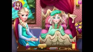 Anna is Sick ! Disney Frozen Game Elsa Flu Doctor - Frozen Baby Games