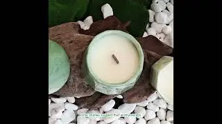 Green Small Ceramic Jar Candle For Valentine's Day