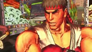 Street Fighter x Tekken Ryu & Ken Vs. Nina & Kazuya