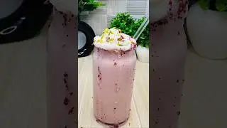 Rooh Afza Milkshake😋 #shorts #milkshake #viral #roohafzamilkshake
