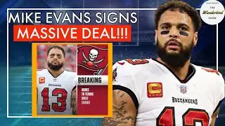 HEARTBREAK RAVEN FANS! Mike Evans has returned to the Bucs on a 2 year $52m contract...SMH!!! #837