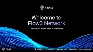 DePin Проект: Flow3 Network | Инвестиции 22МЛН$ | Скачай Расширение и Забирай AirDrop !