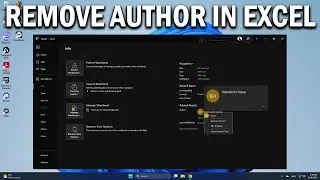 How To Remove Author From the File Properties in MS Excel - Easy Fix