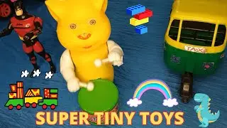 Tom and Super Hero Toys Playing Videos | Monster Car Videos#toystory