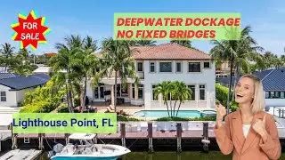 🔥 Deep Water, Private Dock, & Seller Financing! This Lighthouse Point Gem Has It All