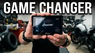 Лучший ли это дисплей CarPlay для мотоцикла? Carpuride 502S Pro +TPMS