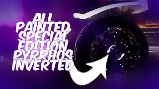 All Painted Special Edition 'Pyrrhos Inverted' Wheels On Rocket League!! (Special Edition Pyrrhos)