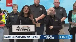 Harris County Judge Lina Hidalgo gives update on preps ahead of winter weather