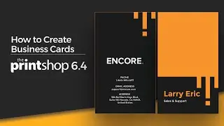 How to create a Business Card in The Print Shop v6.4