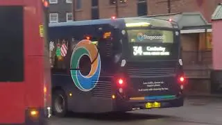 Here is the Brand New livery Stagecoach bus 26216 on the number 34 in Guildford with the Christmas l