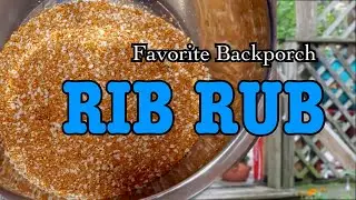 The Best Rib Rub Mix You'll EVER Make!