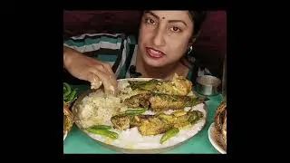 Spicy 🥵Macher Jhol Bhat/Fish Curry Rice Eating Mach Bhat Kacha lonka Bengali LunchEating #bigbites 