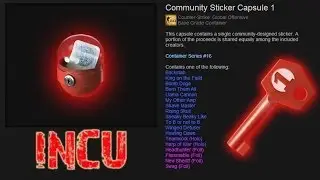 CS:GO ! Community Sticker Capsule 1 OPENING !