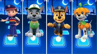 Rider VS Rocky VS Chase VS Marshall Paw Patrol Coffin Dance Tiles Hop Edm Rush
