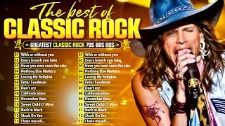 Aerosmith, Metallica, ACDC, Nirvana, CCR, U2, Scorpions, Bon Jovi, GNR ⚡ Top 100 Classic Rock
