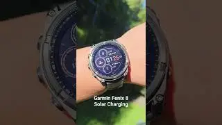 Garmin Fenix 8 Solar Charging at 200% intensity