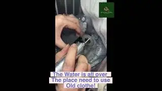 Cutting Crystals Or Black Tourmaline Using Foredom and Diamond Cutting Blade with the help of resin