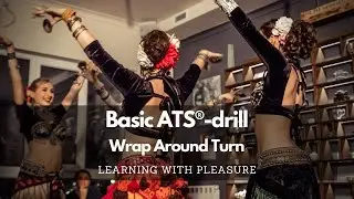 Tribal Bellydance Drill: Wrap Around Turn [ENG/RUS Subtitles]