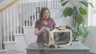 Armarkat Pet Carrier Beige, PC201B, Multiple Pockets