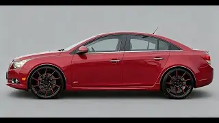 mono / Chevrolet cruze / gloss black+red lines