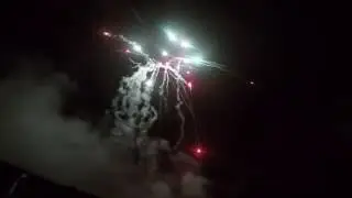 Back garden Fireworks Display 5th November 2015