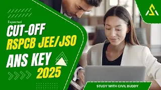 RSPCB JEE JSO 2025 EXPECTED CUT OFF AND ANSWER KEY MEMORY BASED QUESTIONS OF JEE