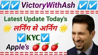 Onpasssive Latest Update 🌟 लर्निंग से अर्निग  | Apple's 🍎 Angika Life @Victory With Ash 